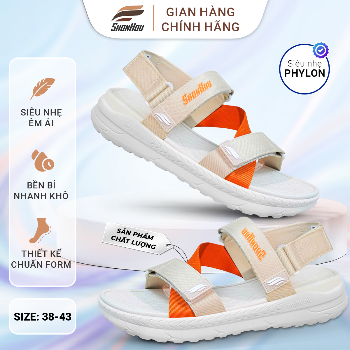 Dép Sandal SHONHOU ST414 - PL2