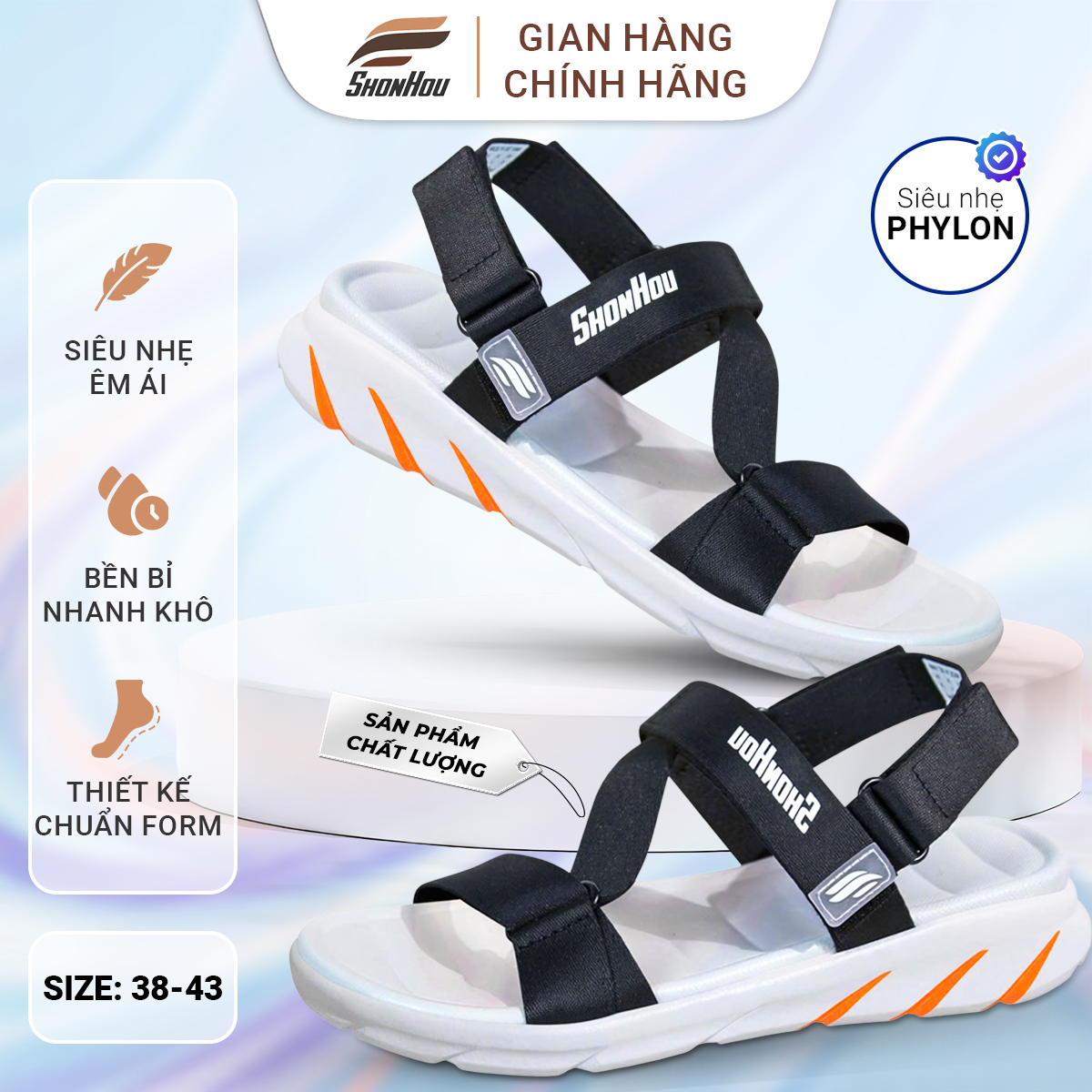 Dép Sandal SHONHOU ST407 - PL1