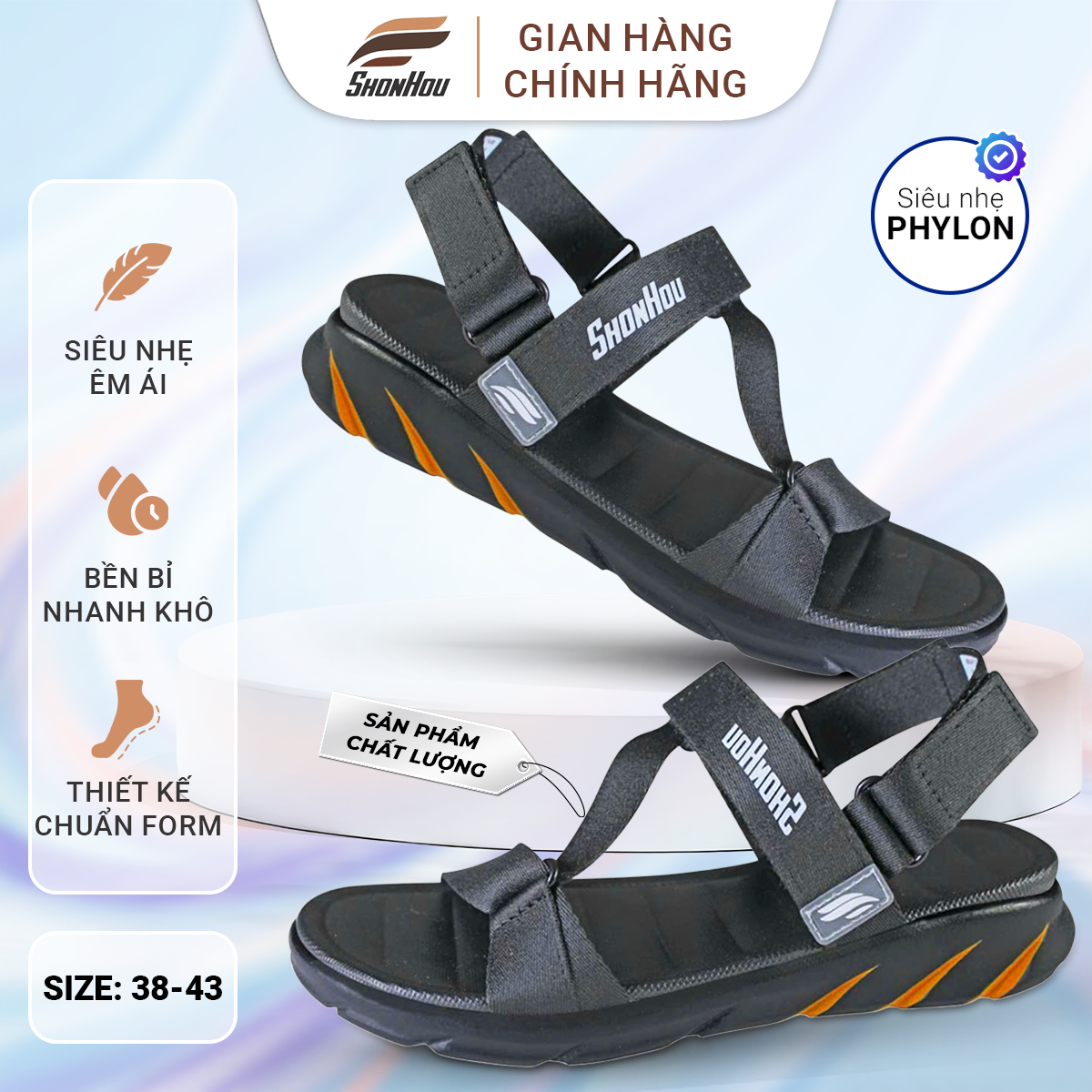 Dép Sandal SHONHOU ST407 - PL2
